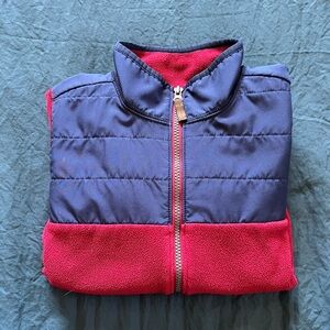 Carter's Navy and Red fleece